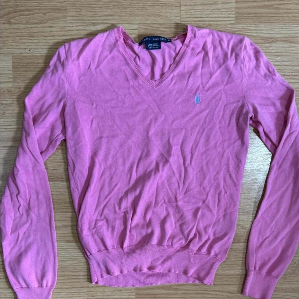 Ralph Lauren Pink Cotton Knit